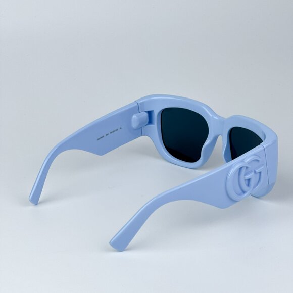 Gucci GG1545S 004 BRAND NEW Sunglasses Light Blue Women Square